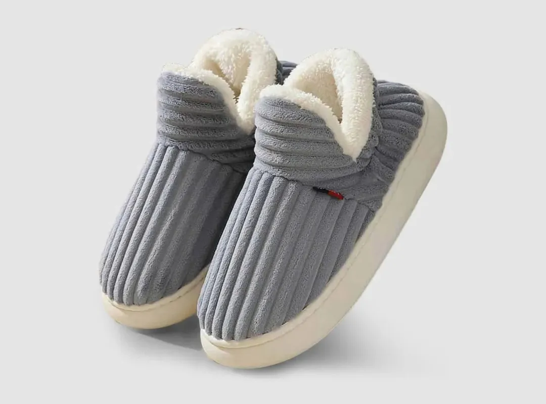 FitVille Men's Winter Cozy Slippers sold by FitVille