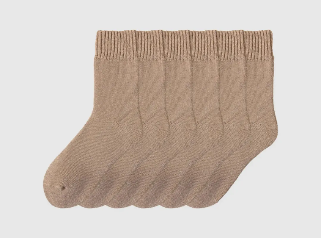FitVille Women's Cozy Winter Fleece-Lined Crew Socks 3-Pair Bundle sold by FitVille