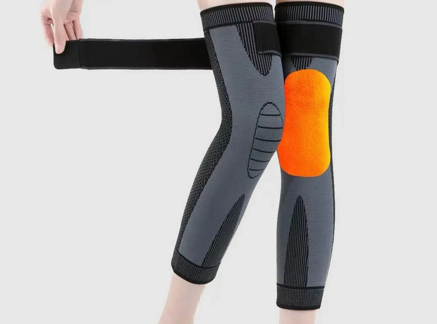 FitVille Self-Heating Acupressure Knee Sleeves 1-Pair Bundle (Unisex) sold by FitVille product image thumbnail 2