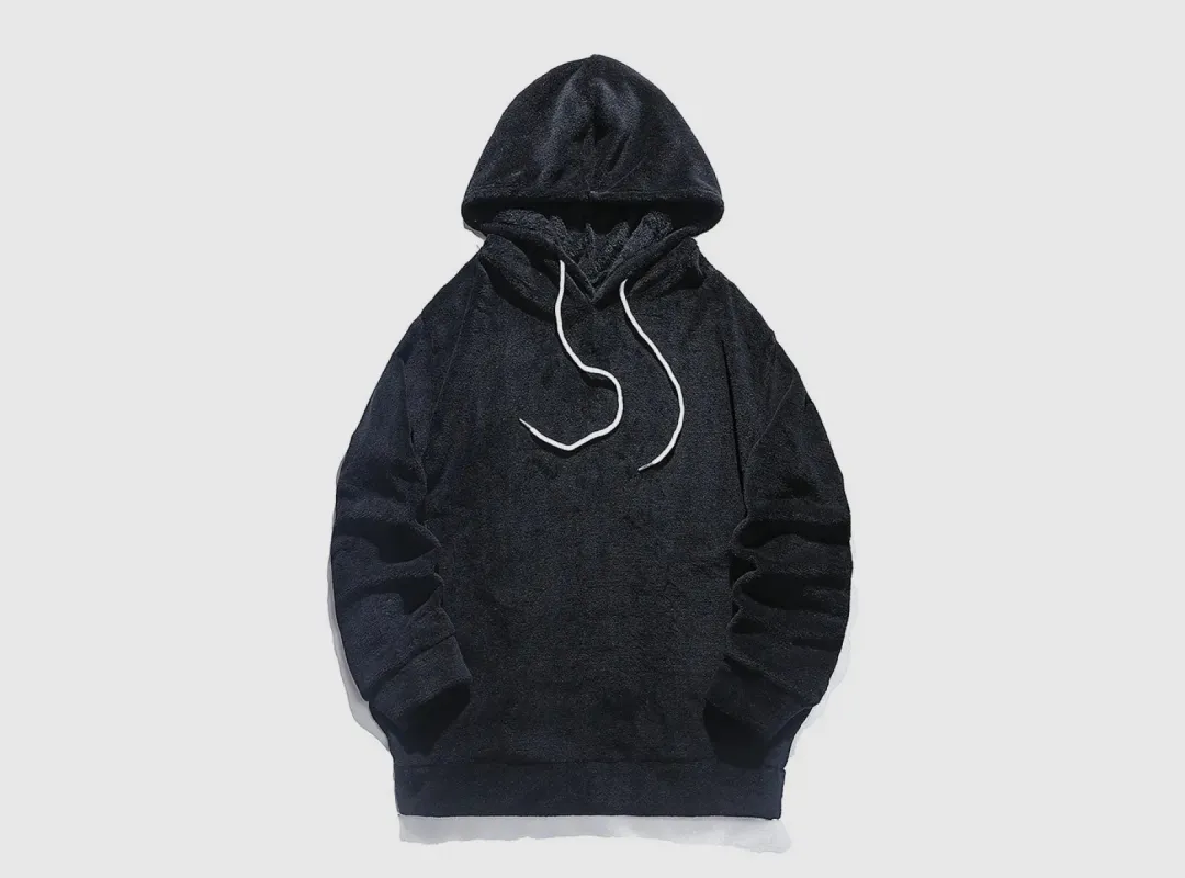 FitVille Men's Fuzzy Sherpa Pullover sold by FitVille