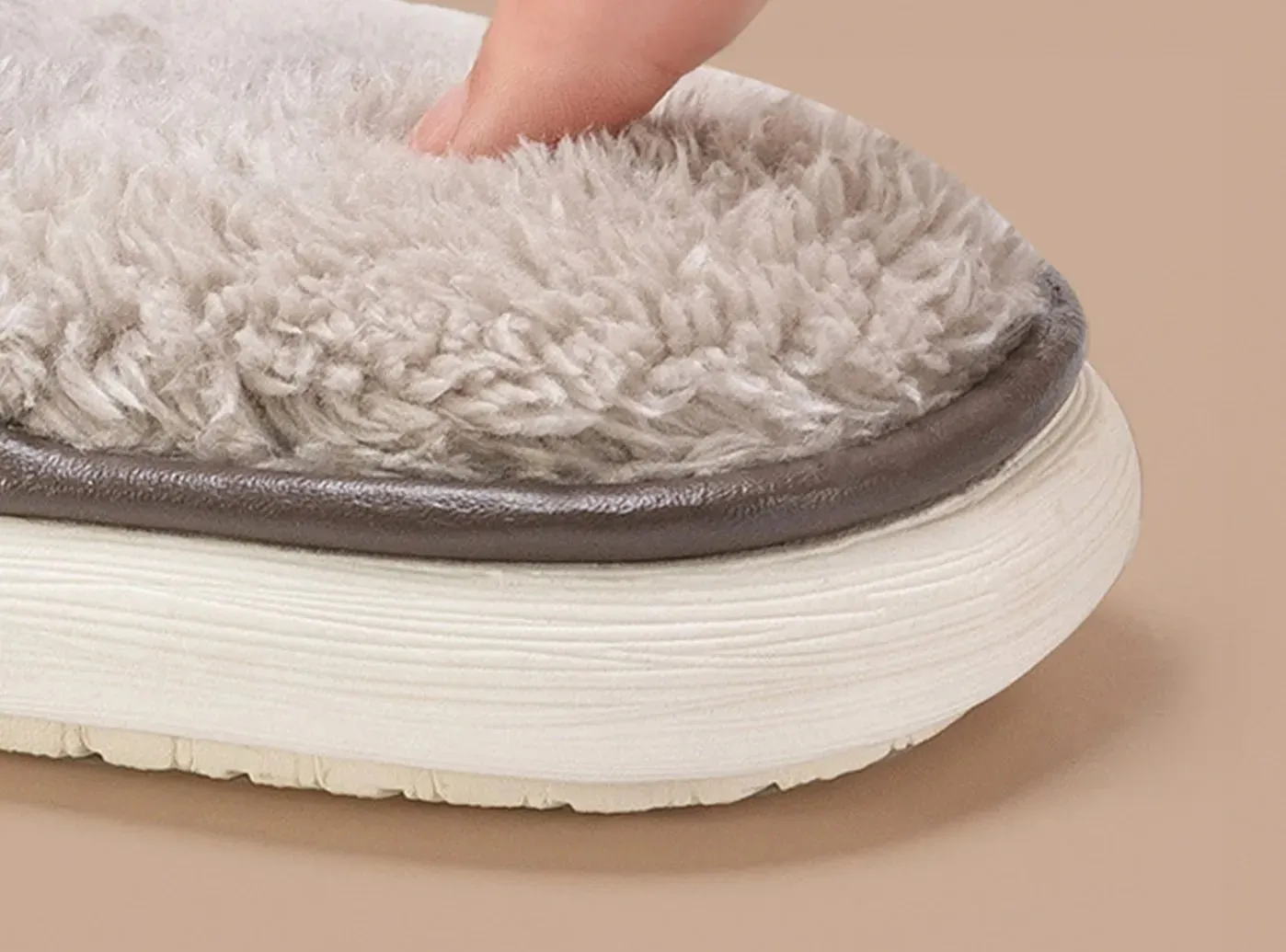 FitVille Men's Cozy Winter Fleece Slippers sold by FitVille product image thumbnail 2