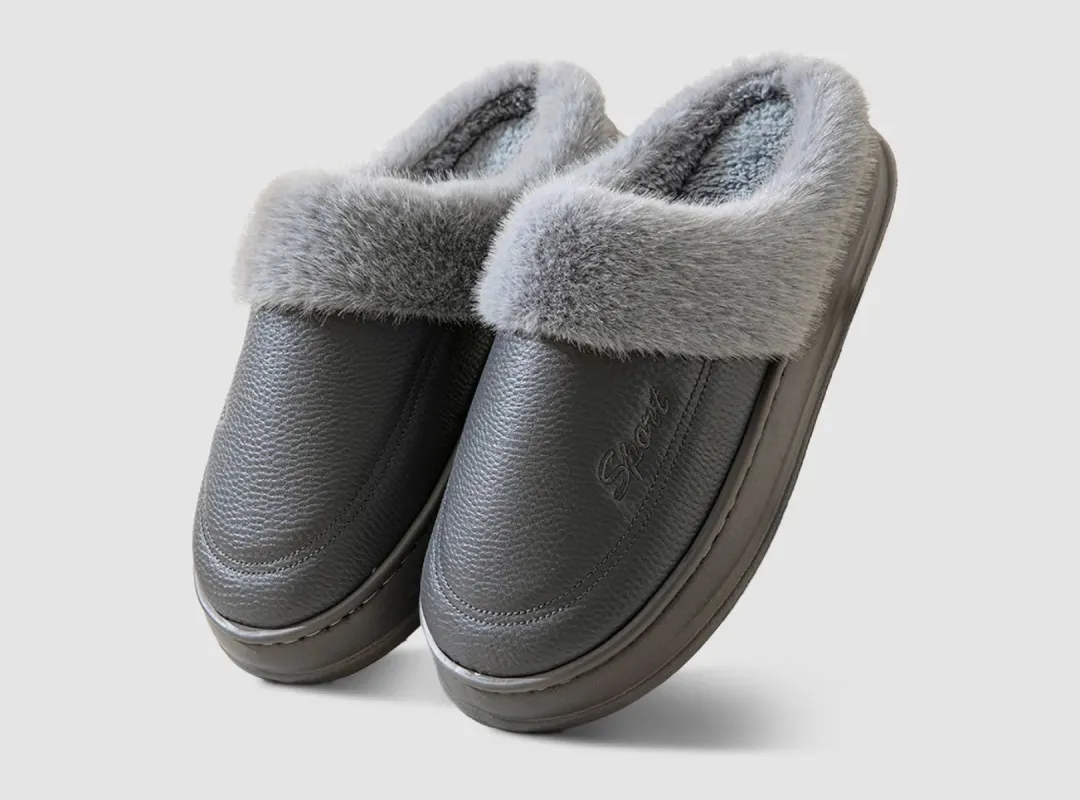 FitVille Men's Waterproof Winter Slippers sold by FitVille