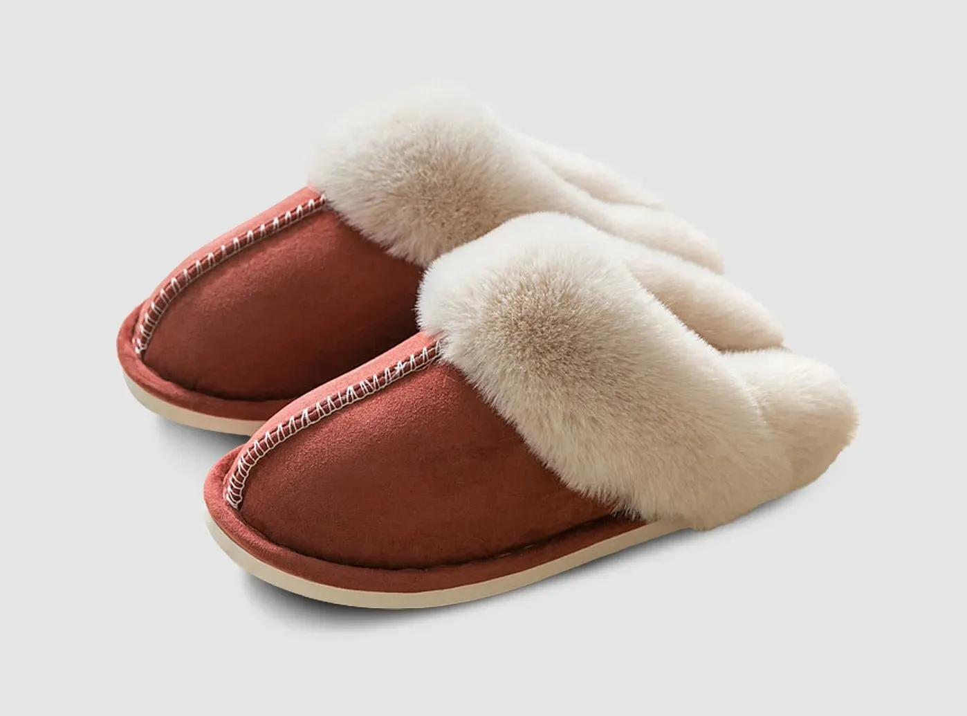 FitVille Women's Plush Indoor Slippers sold by FitVille product image thumbnail 4