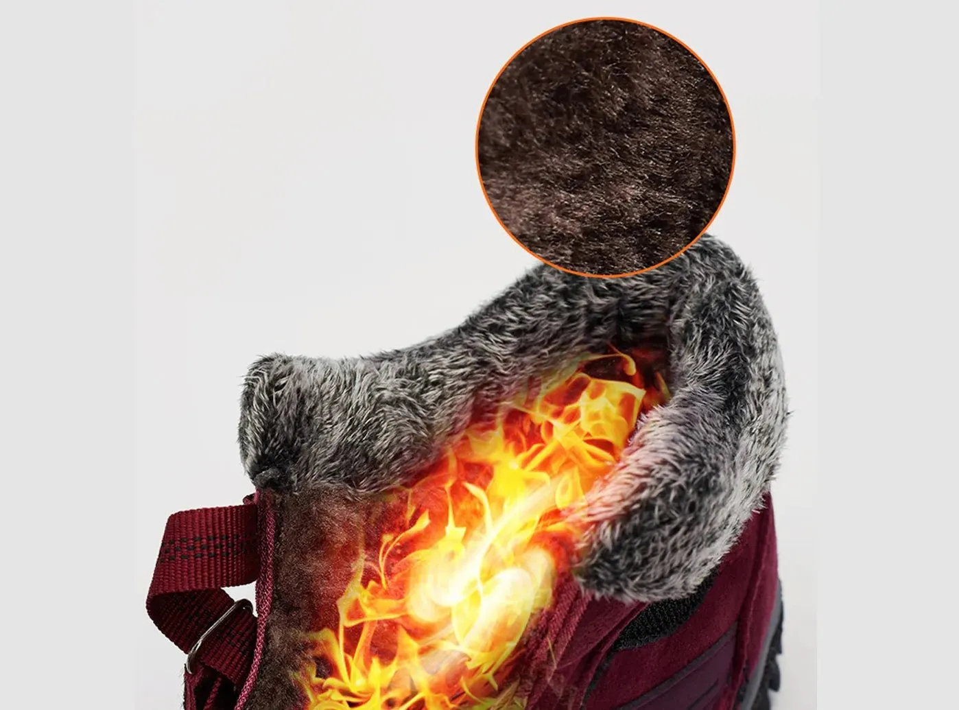 FitVille Women's Warm Mid-Top Snow Boots sold by FitVille product image thumbnail 3