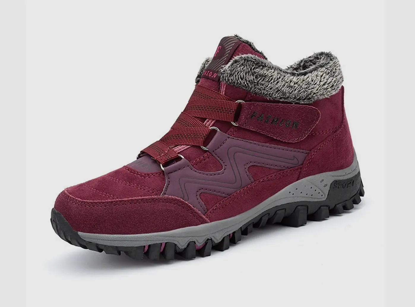 FitVille Women's Warm Mid-Top Snow Boots sold by FitVille