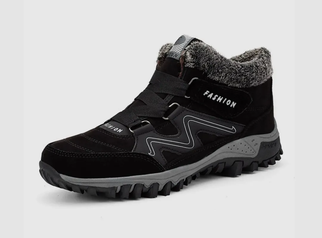 FitVille Men's Warm Mid-Top Snow Boots sold by FitVille