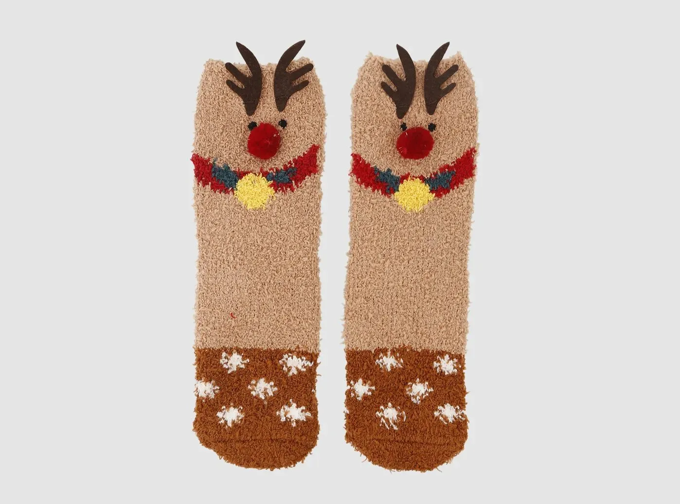 FitVille Women's Fuzzy Christmas Socks V2-3-Pack sold by FitVille product image thumbnail 5