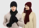 FitVille Winter Hat, Scarf, and Gloves Set (Unisex) sold by FitVille