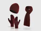 FitVille Winter Hat, Scarf, and Gloves Set (Unisex) sold by FitVille