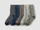 FitVille Men's Winter Wool Socks 5-Pair Bundle sold by FitVille