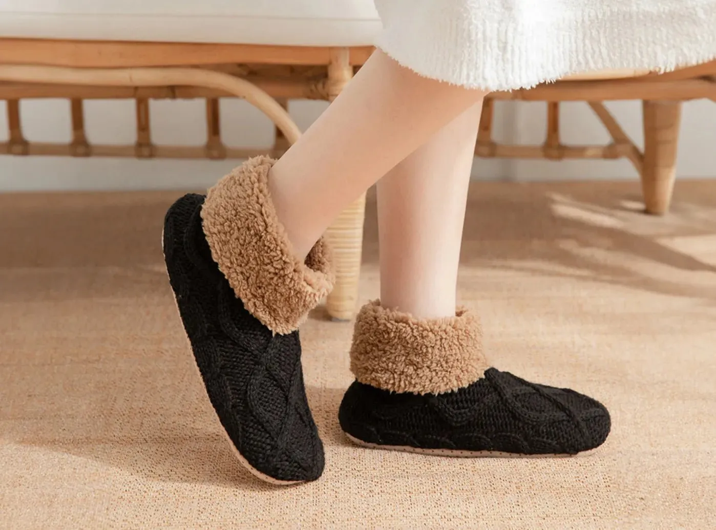 FitVille Women's Cozy Home Socks with Grip sold by FitVille product image thumbnail 4