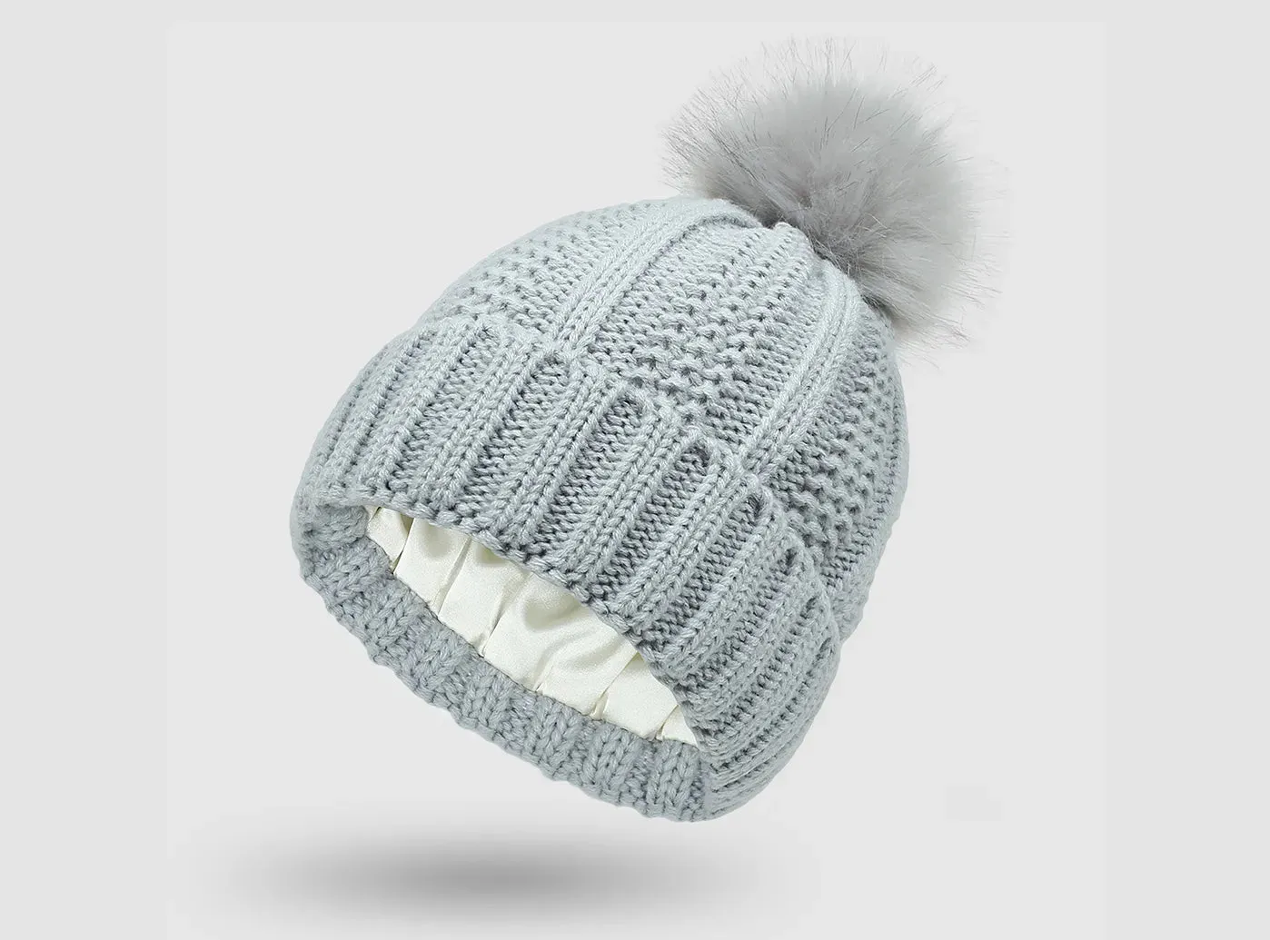 FitVille Women's Pom-Pom Knit Beanie sold by FitVille