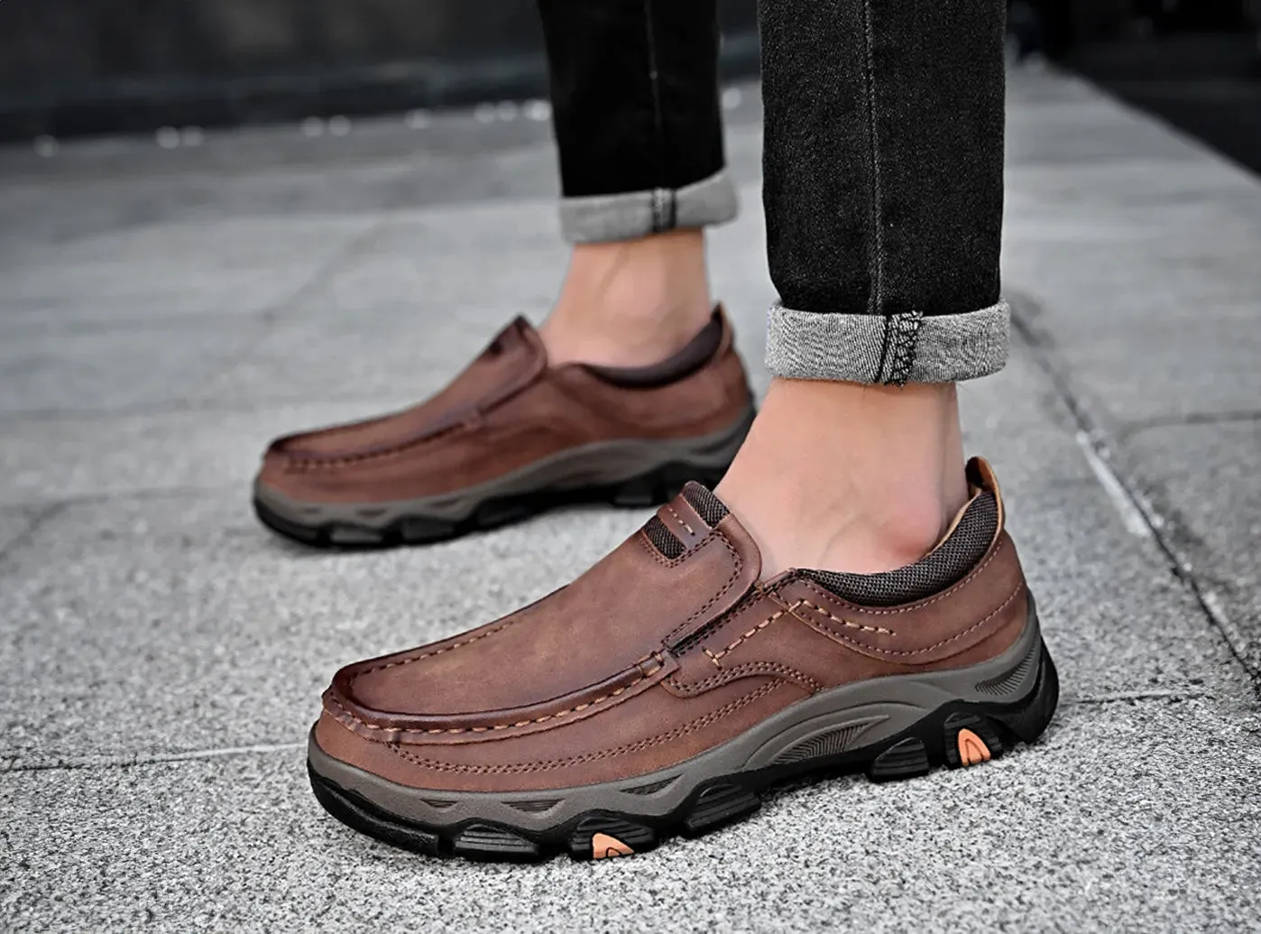 FitVille Men's Slip-On Loafers sold by FitVille product image thumbnail 3