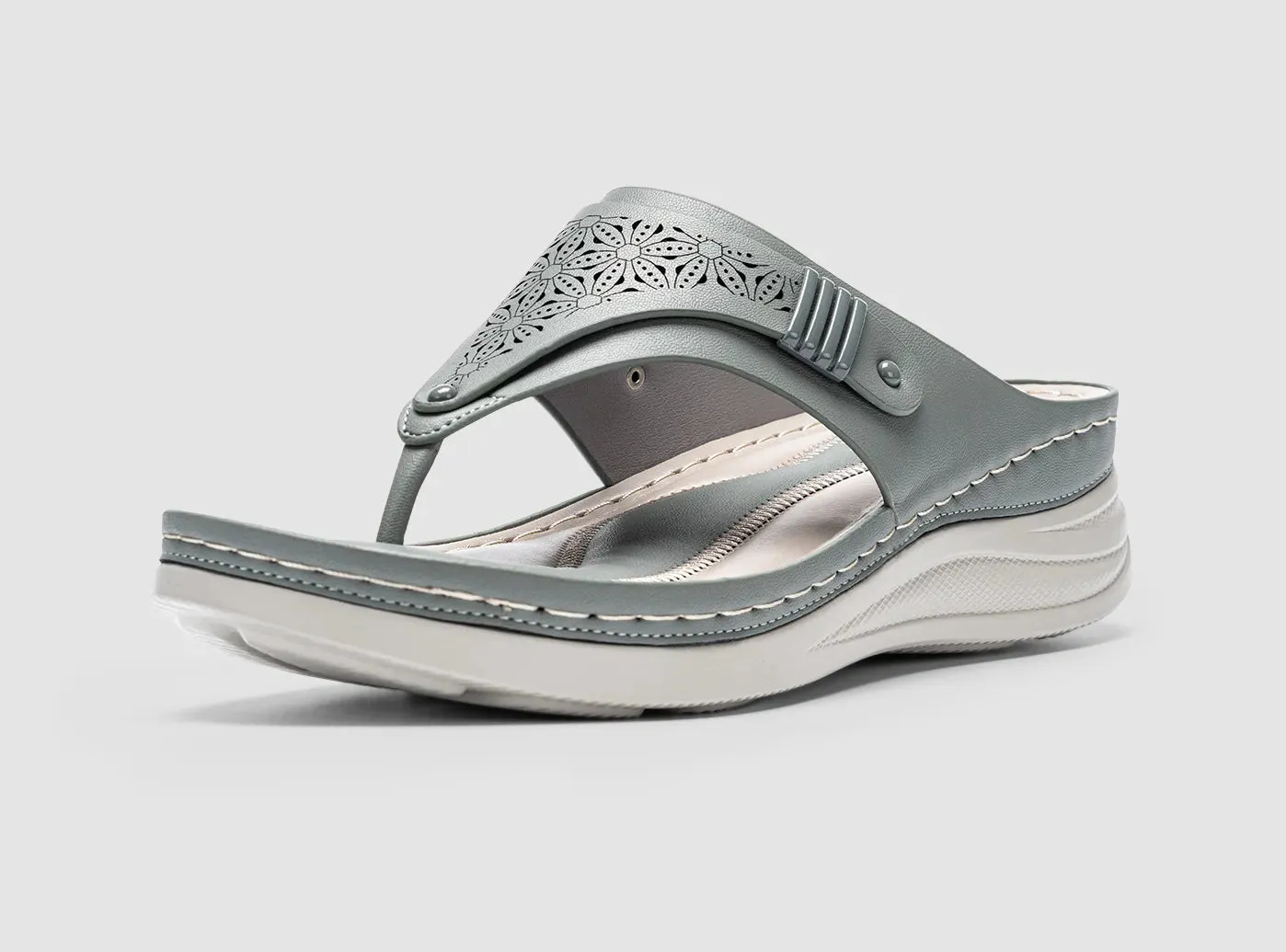 FitVille Women's Wedge Toe Sandals sold by FitVille product image thumbnail 4