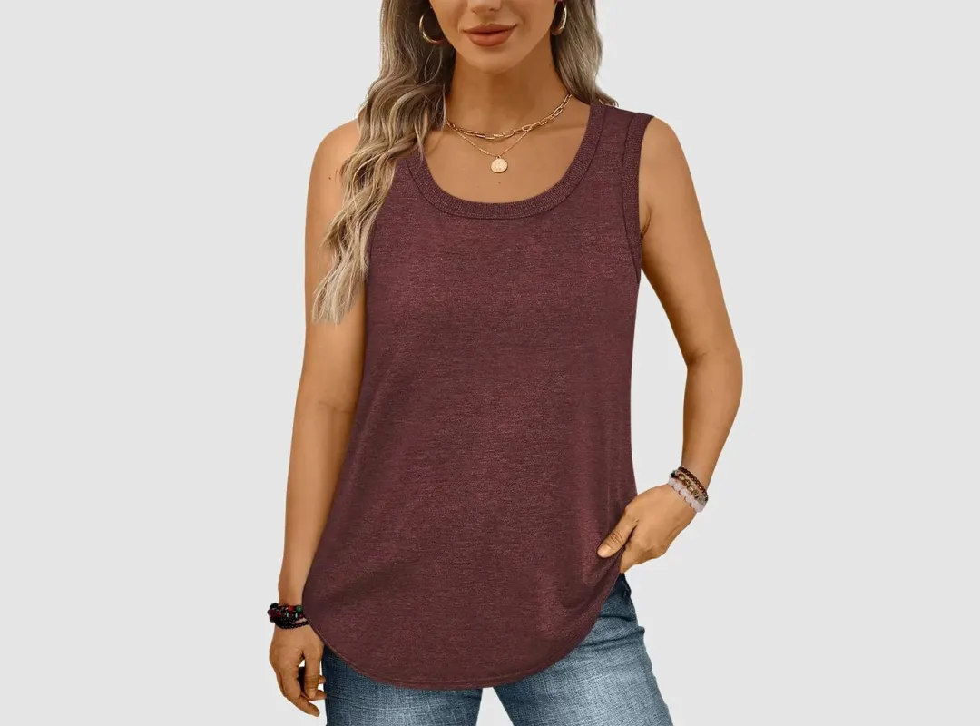 FitVille Women's Loose-Fit Sleeveless Top sold by FitVille