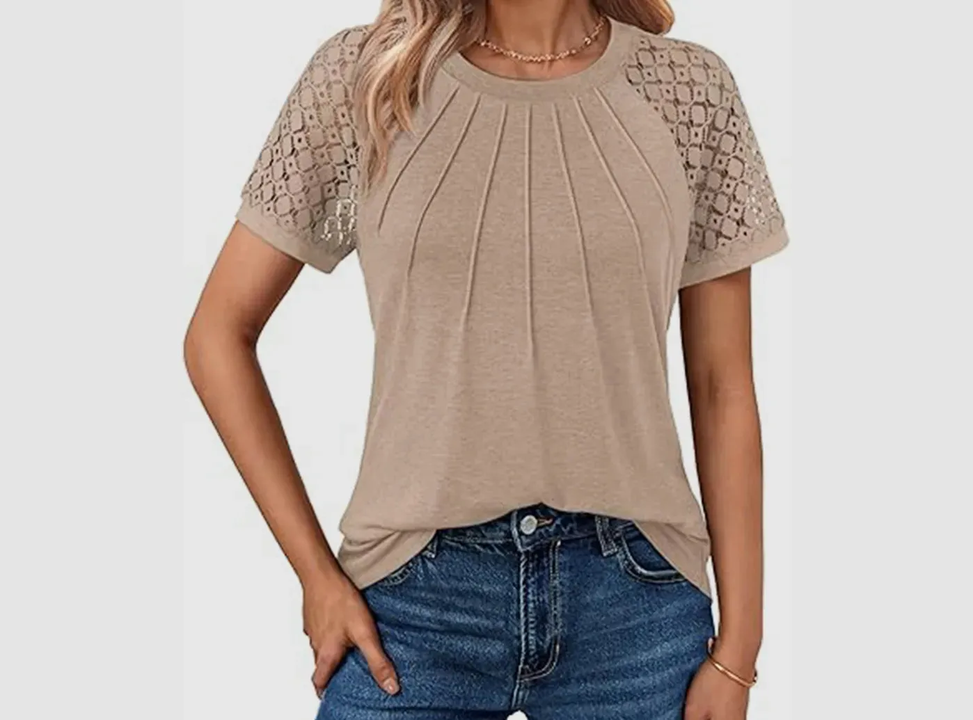 FitVille Women's Vacation Lace Shirt V1 sold by FitVille product image thumbnail 5