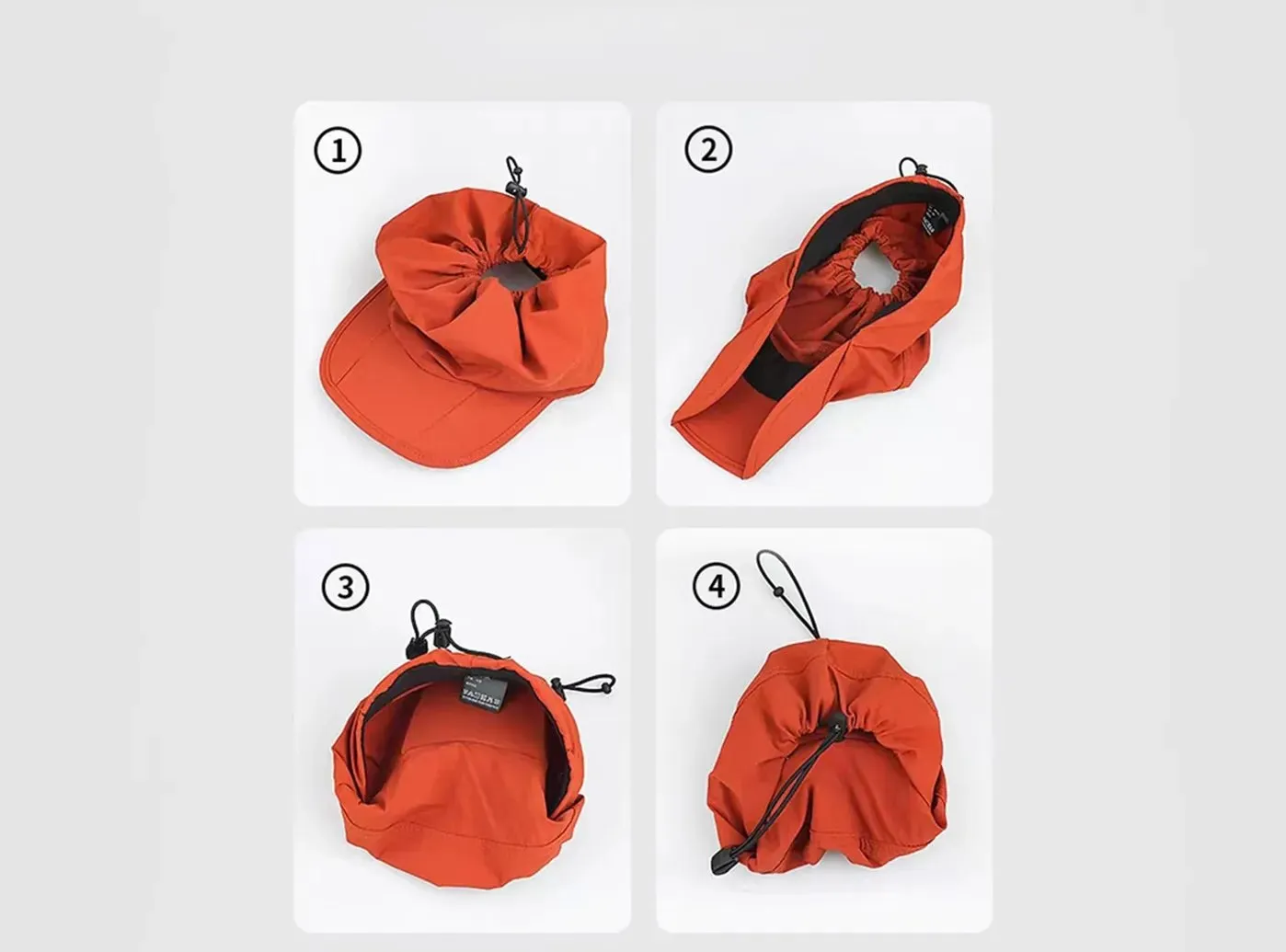 FitVille Foldable Baseball Cap sold by FitVille product image thumbnail 3
