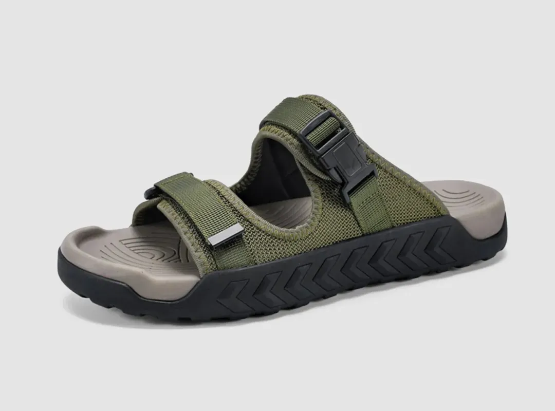 FitVille Men's Adjustable Slide Sandals made by FitVille