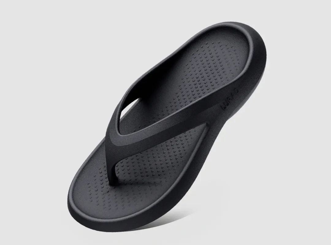 FitVille Men's Orthotic Flip Flops with Arch Support sold by FitVille