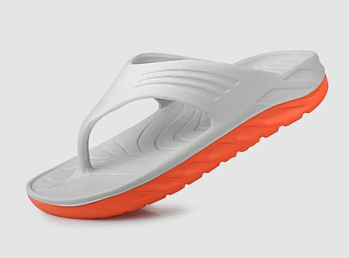 FitVille Men's Thick-Soled Arch Support Flip Flops sold by FitVille product image thumbnail 2