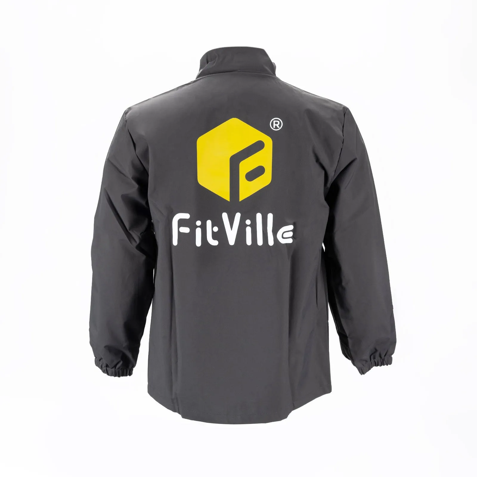 F FitVille Men’s HydroShield Jacket V2 – Breathable Windproof Rain Shell with Pit Zips & Hood for Cycling, Trekking & Outdoor Sports Coat sold by FitVille product image thumbnail 2