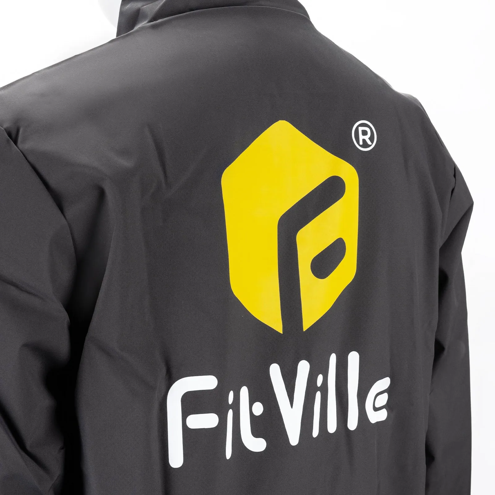 F FitVille Men’s HydroShield Jacket V2 – Breathable Windproof Rain Shell with Pit Zips & Hood for Cycling, Trekking & Outdoor Sports Coat sold by FitVille product image thumbnail 4