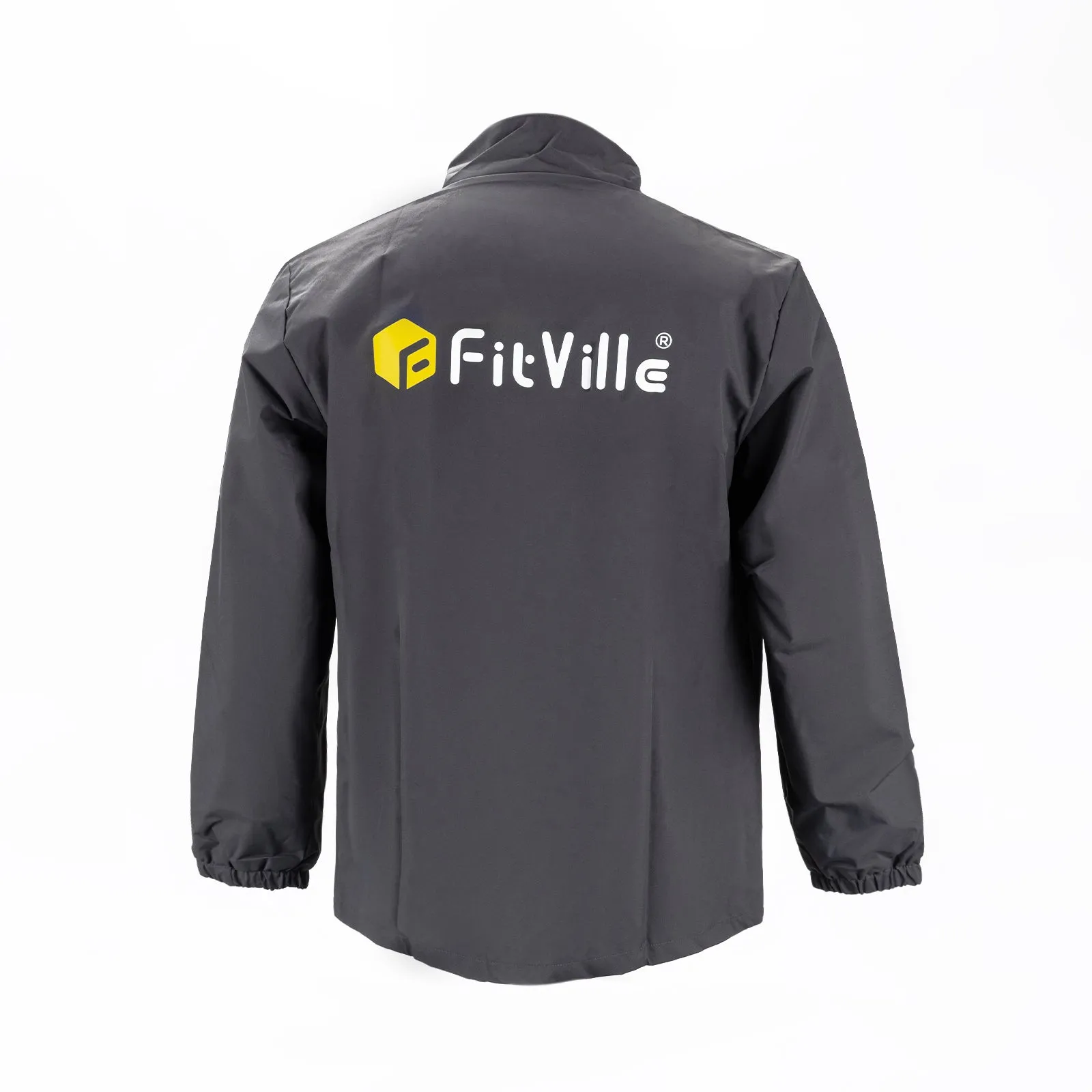 F FitVille Men’s HydroShield Jacket V1 – Lightweight Packable Raincoat Hoodie for Running, Hiking & Commuting Coat sold by FitVille product image thumbnail 2