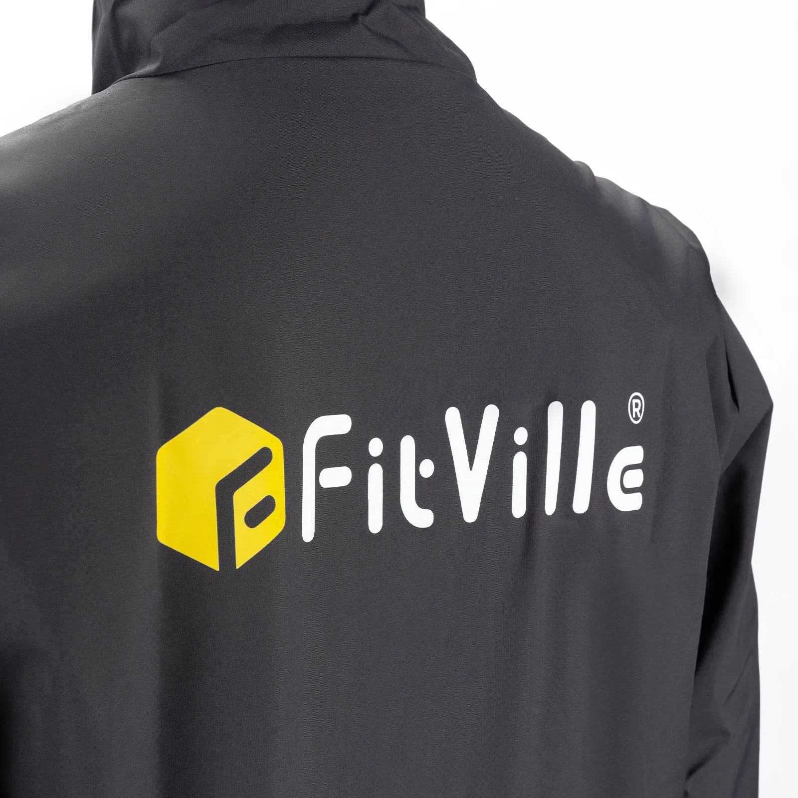 F FitVille Men’s HydroShield Jacket V1 – Lightweight Packable Raincoat Hoodie for Running, Hiking & Commuting Coat sold by FitVille product image thumbnail 4