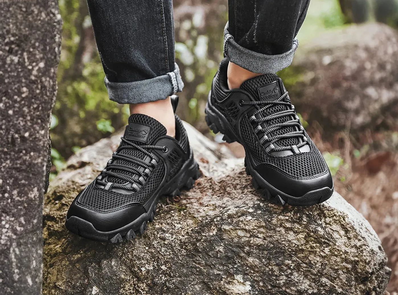 FitVille Men's Airy Hiking Shoes sold by FitVille product image thumbnail 2