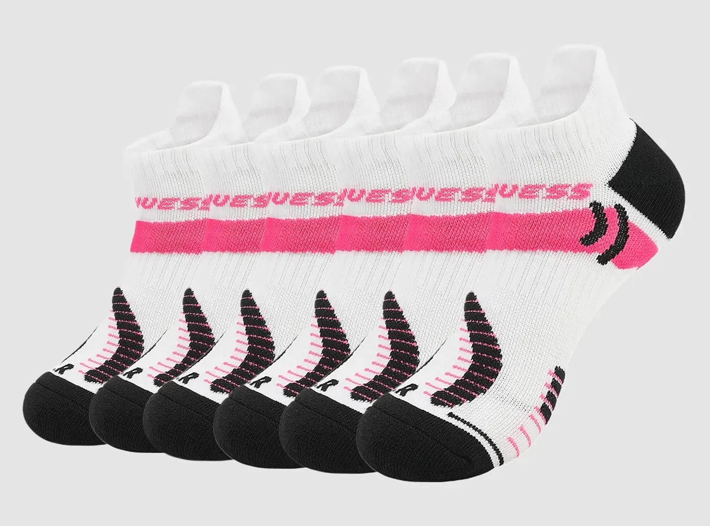 FitVille Women's PowerStride Ankle Socks V2 3-Pair Bundle sold by FitVille product image thumbnail 4