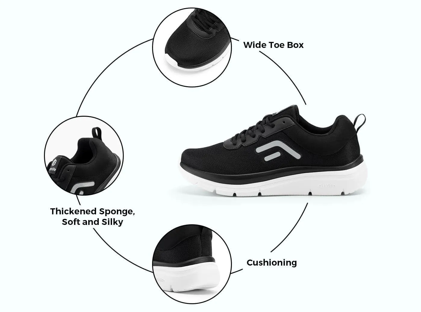 FitVille Men's Cloud Wanderer V2 2-Pair Bundle sold by FitVille product image thumbnail 3