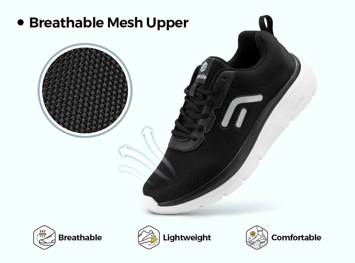 FitVille Men's Cloud Wanderer V2 2-Pair Bundle sold by FitVille product image thumbnail 4