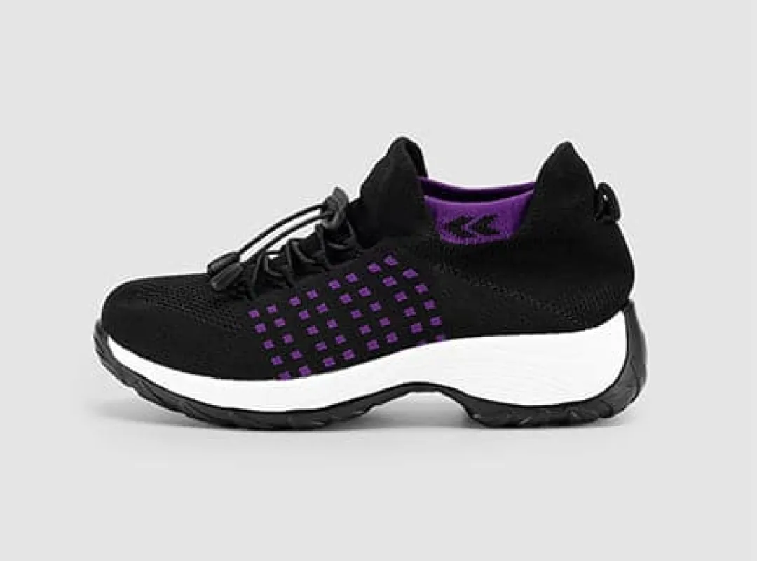 FitVille Women's Comfy Stylish Breathable Knit Upper Running Sock Sneakers sold by FitVille