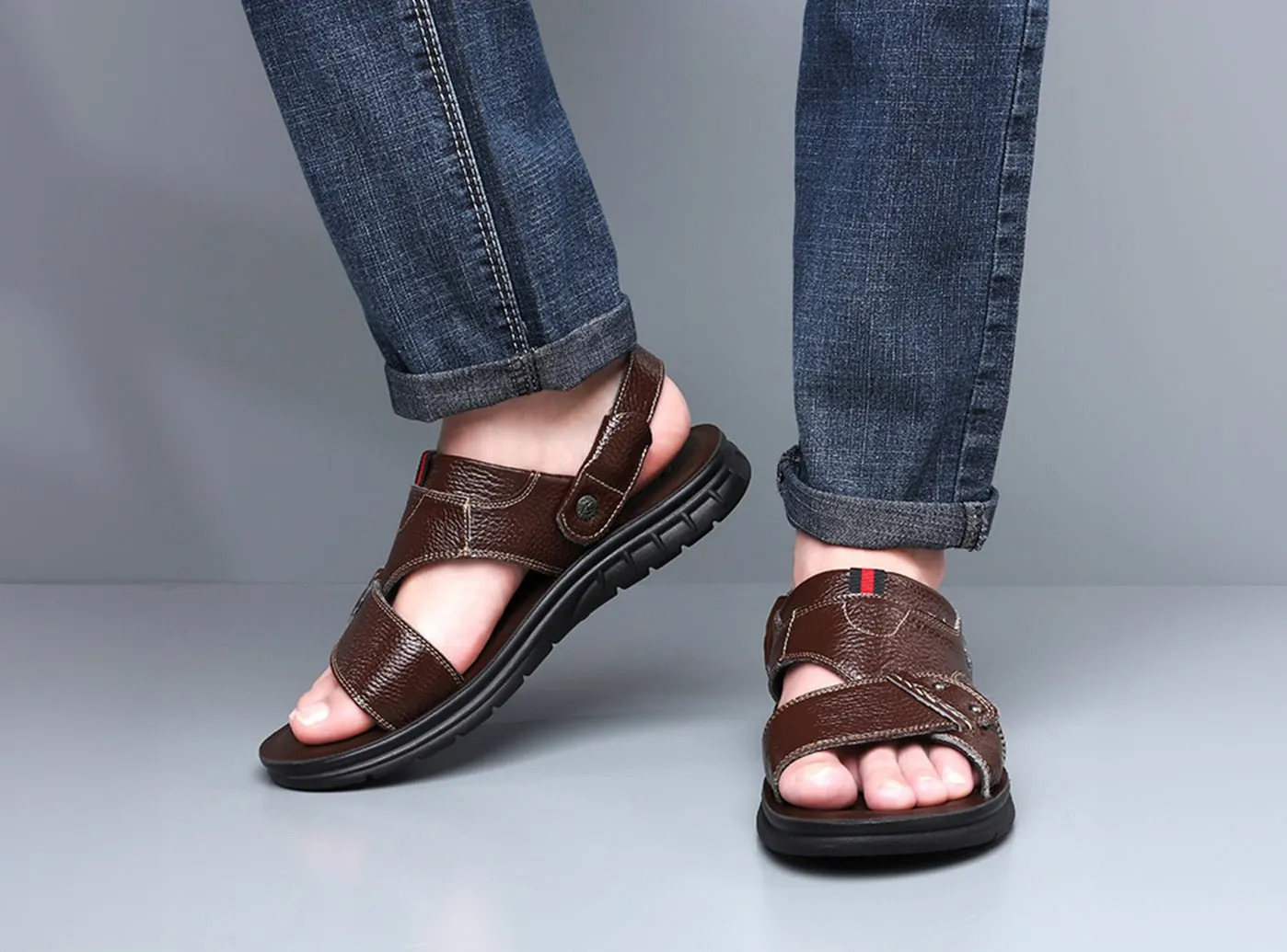 FitVille Men's FlexiFeel Sandals sold by FitVille product image thumbnail 2