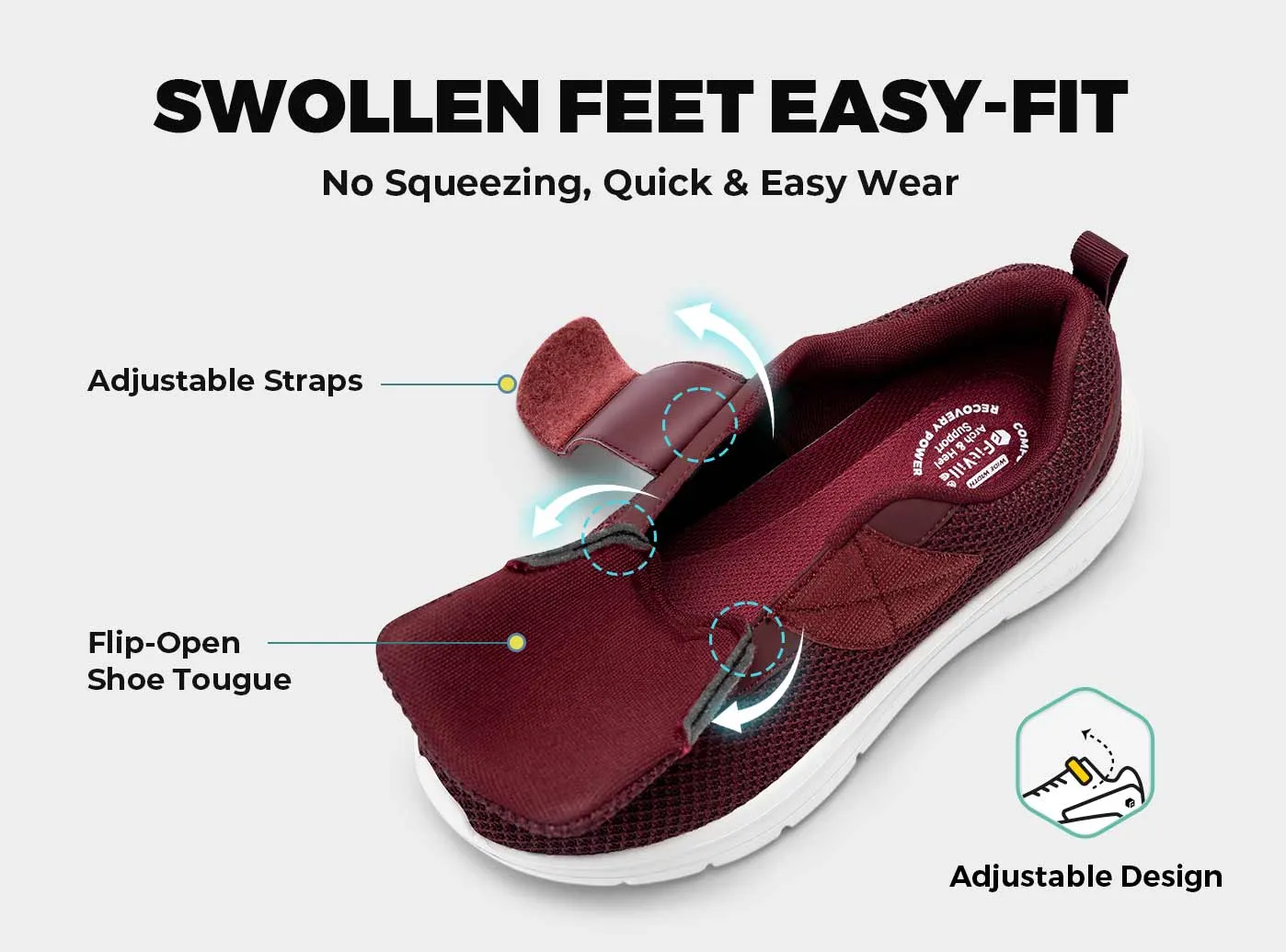 Women's Cloud Wanderer StrapFit V14 sold by FitVille product image thumbnail 3