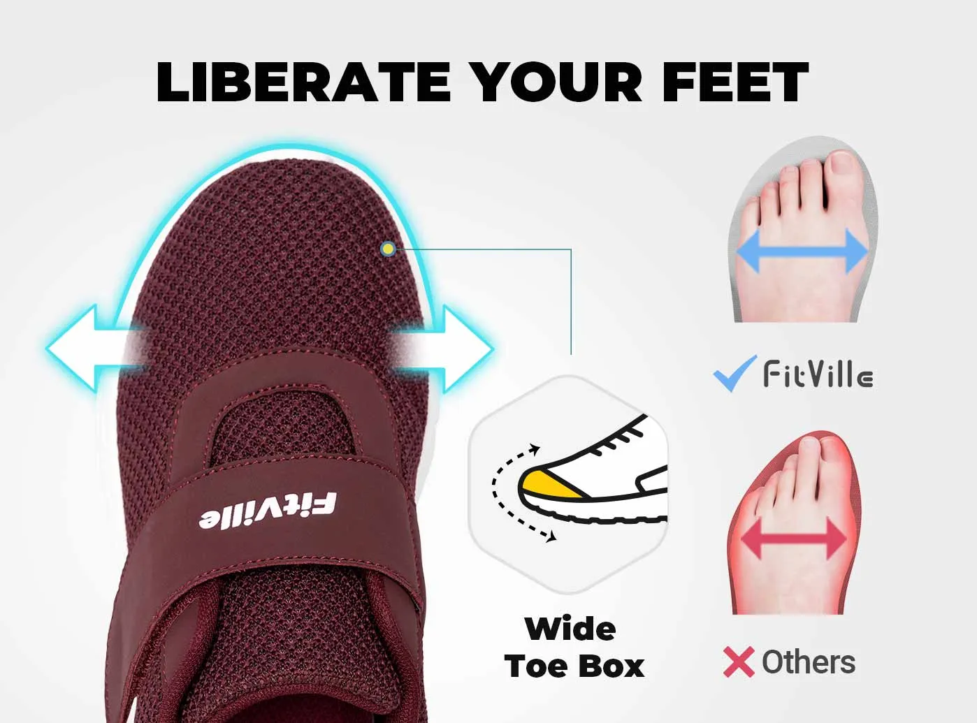 Women's Cloud Wanderer StrapFit V14 sold by FitVille product image thumbnail 5