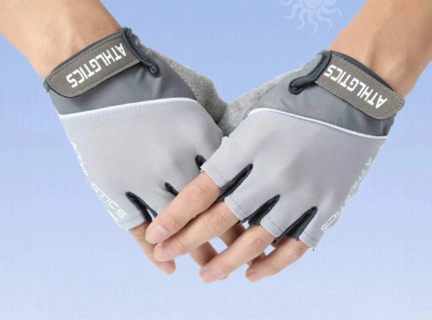 FitVille Half-Finger Outdoor Gloves sold by FitVille product image thumbnail 2