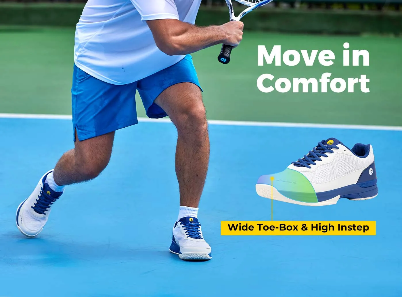Men's Court Tennis Amadeus V2 sold by FitVille product image thumbnail 3