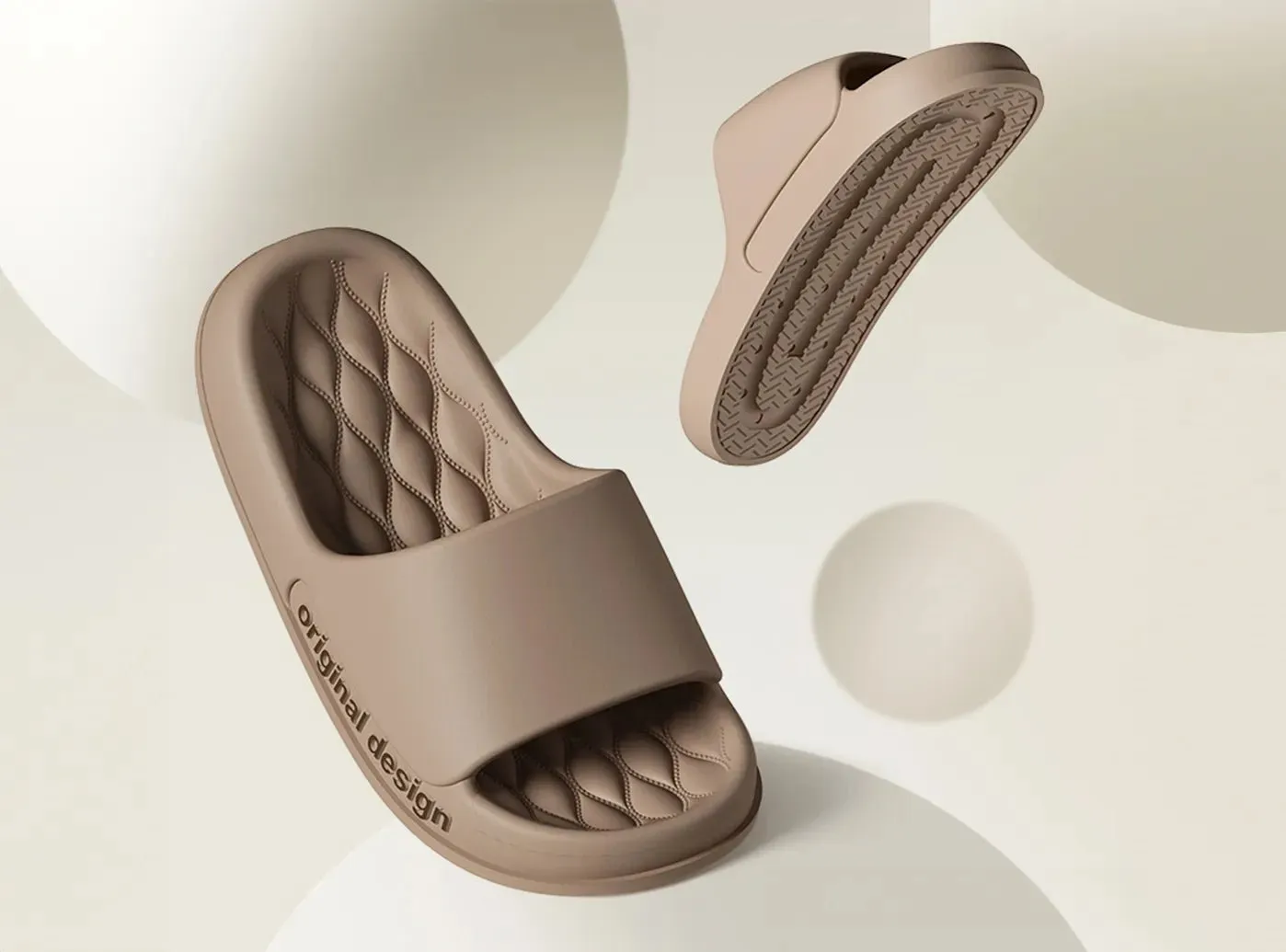 FitVille Men's Shower Slippers sold by FitVille product image thumbnail 2