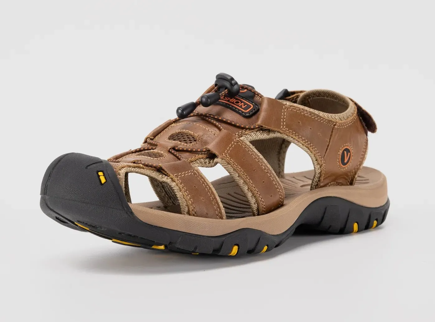 FitVille Men's TrekToe Sandals sold by FitVille
