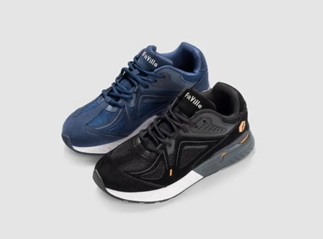 FitVille Men's Rebound Core Walking Shoes V1 2-Pair Bundle sold by FitVille