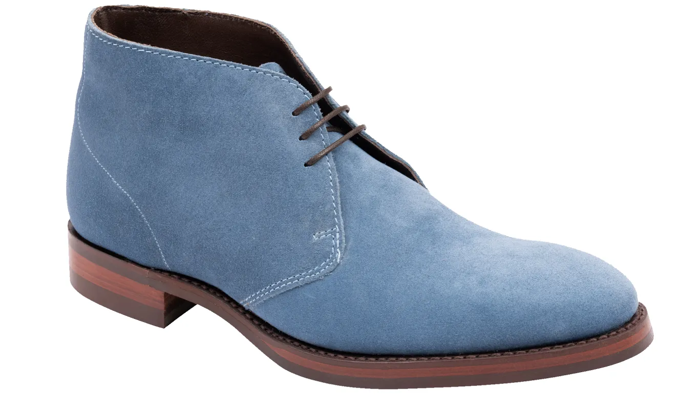 Chukka Boot - Ocean Suede sold by Barker Shoes