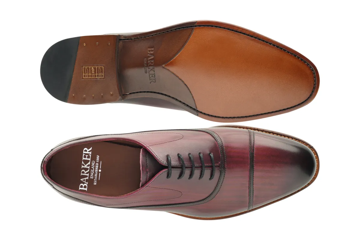 Chingford - Hand Brushed Burgundy sold by Barker Shoes