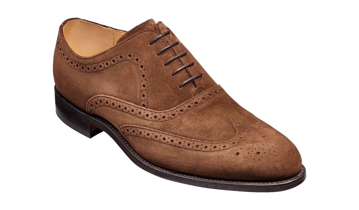 Hampstead - Castagnia Suede sold by Barker Shoes