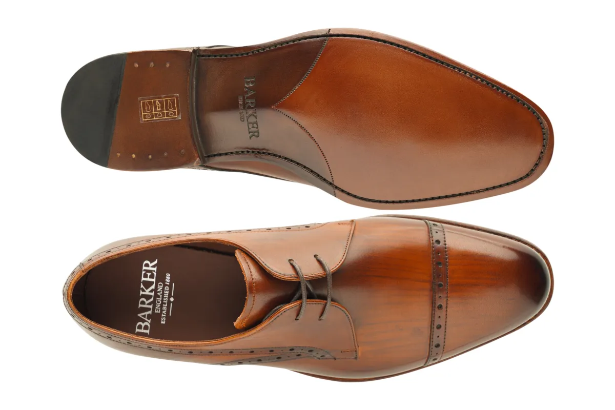 Ealing - Hand Brushed Brown sold by Barker Shoes