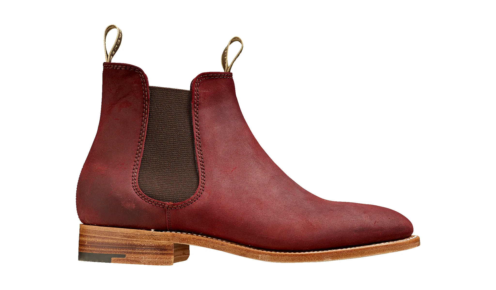 Gina - Plum Waxy Suede sold by Barker Shoes product image thumbnail 2