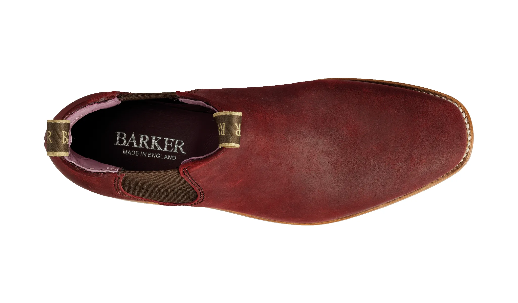Gina - Plum Waxy Suede sold by Barker Shoes product image thumbnail 3