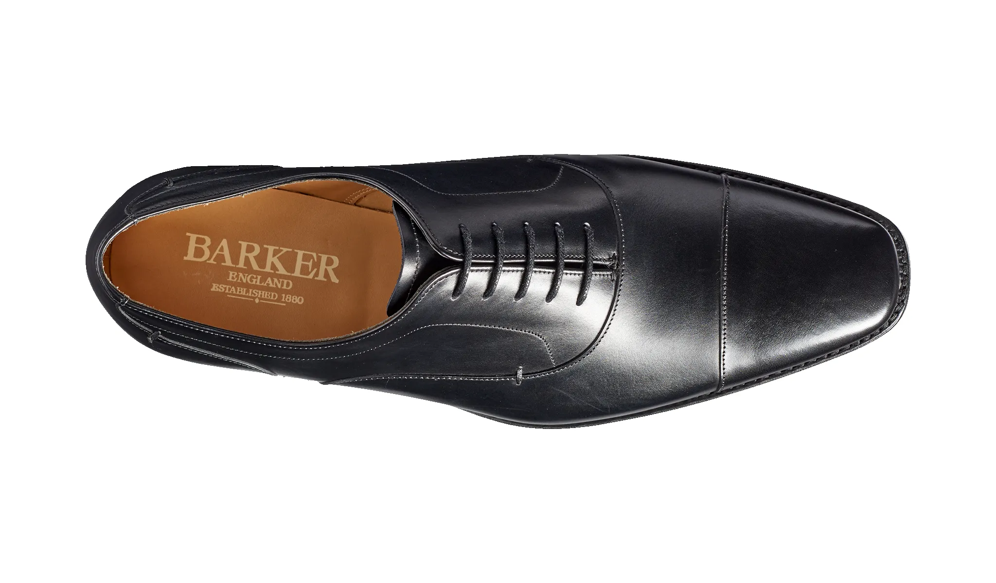 Liam - Black Calf sold by Barker Shoes product image thumbnail 3