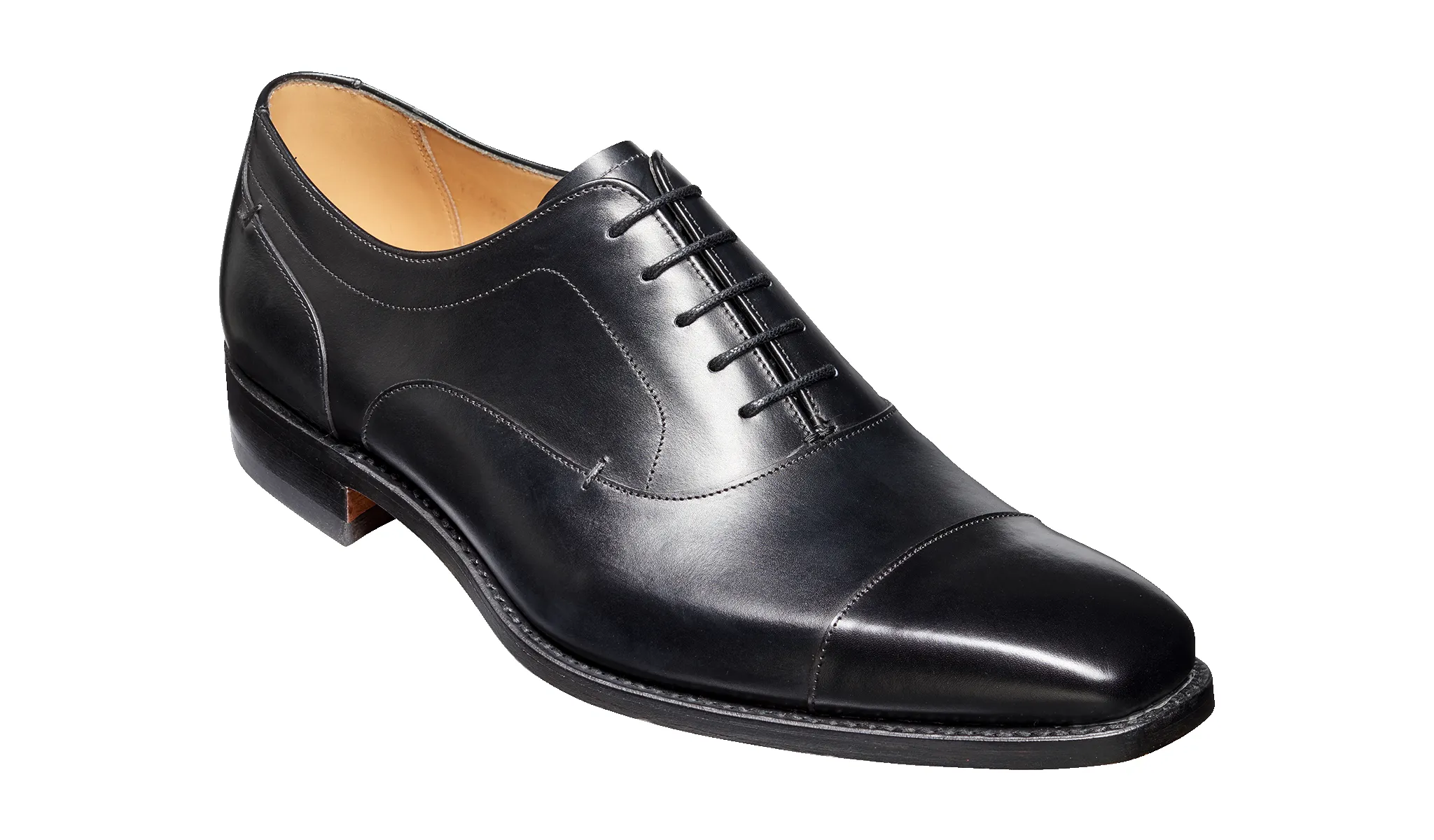 Liam - Black Calf sold by Barker Shoes