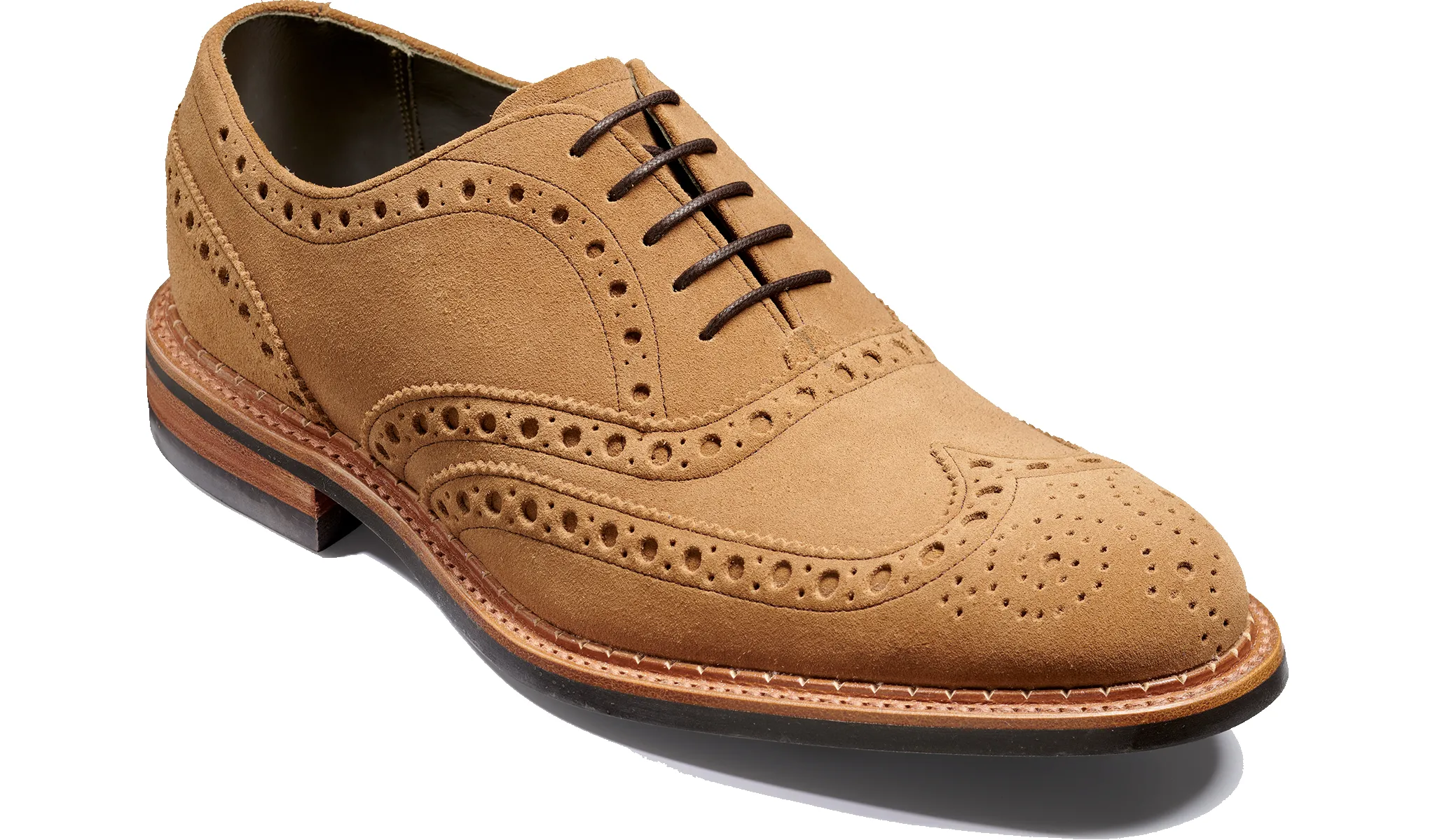 Station - Snuff Suede sold by Barker Shoes